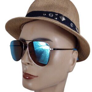 DAZEY SHADES AVIATOR SILVER  METAL SUNGLASSES #DS188